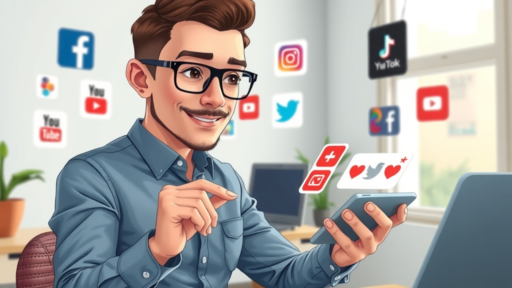 professional social media manager choosing platforms for myrtle beach local businesses, focused on digital marketing