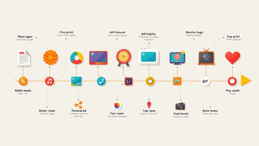timeline graphic of 11 modern media channels from print to streaming