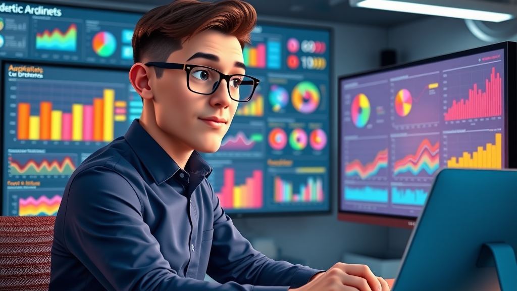 modern marketer analyzing target audience analytics for marketing channel strategy