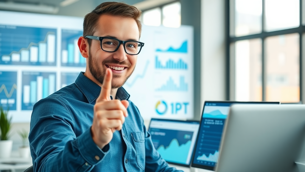comprehensive marketing dashboard enthusiastic analyst reviewing performance metrics digital analytics screens media channel impact on marketing
