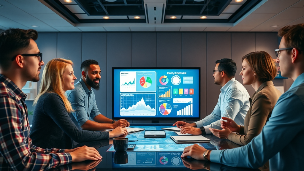 diverse marketers brainstorming omni-channel solutions for channel marketing strategy